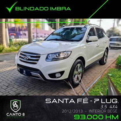 HYUNDAI SANTA FÉ 3.5 MPFI GLS 7 LUGARES V6 24V 285CV GASOLINA 4P AUTOMÁTICO